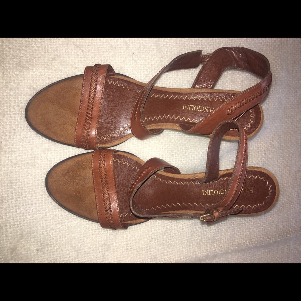 Enzo wedge heels